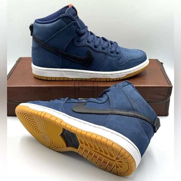 Nike Other - Nike Dunk High Pro ISO SB 'Orange Label - Midnight Navy'